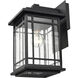 Armington 1 Light 12 inch Powder Coated Black Outdoor Wall Sconce